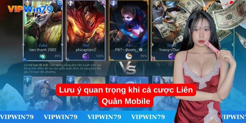 Các lưu ý cần biết khi cá cược Liên Quân Mobile