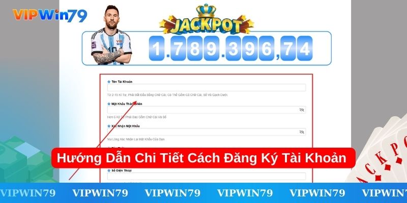 Hướng dẫn bạn cách đăng ký tài khoản VIPWin