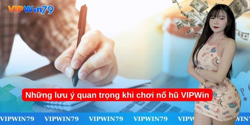 Những lưu ý quan trọng khi chơi nổ hũ VIPWin