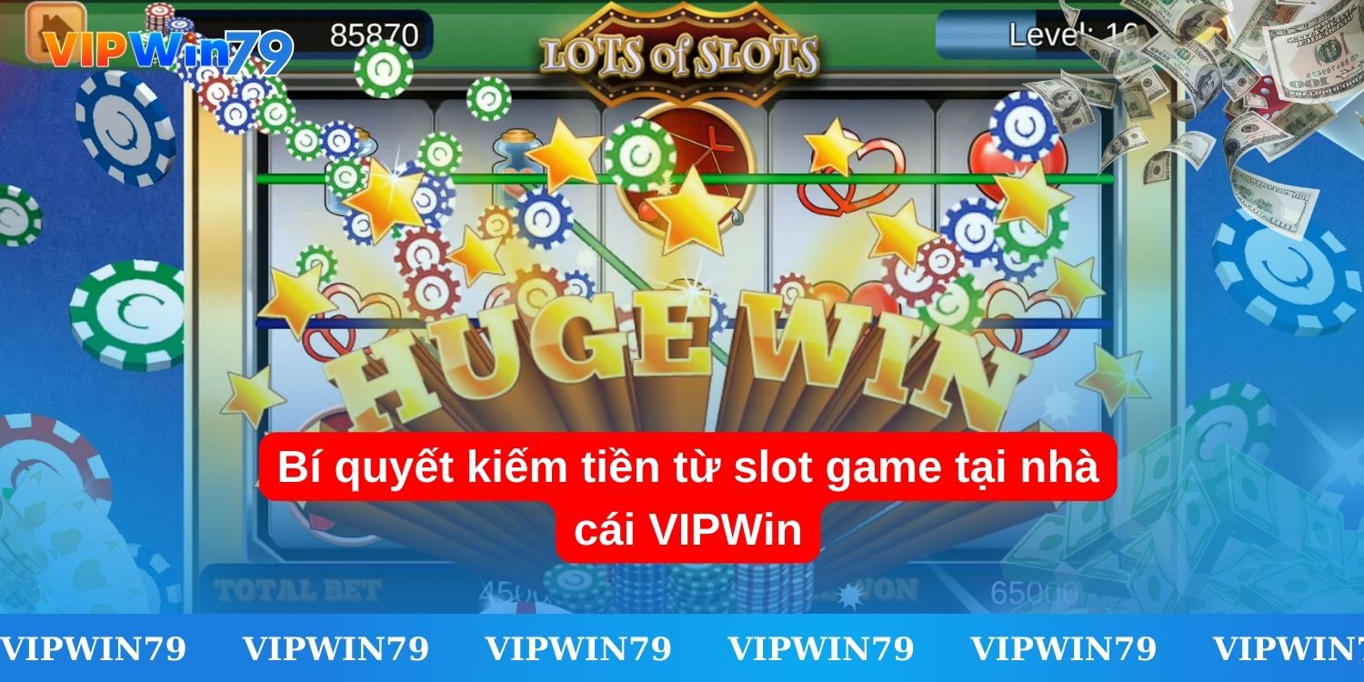 Thủ thuật cần lưu ý để kiếm tiền từ slot game