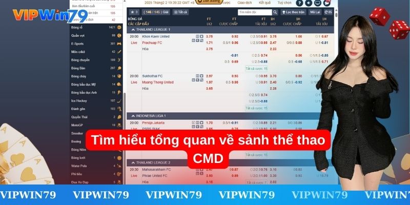 Tìm hiểu tổng quan về sảnh thể thao CMD